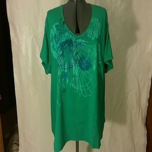 V-neck Embellished T-Shirt